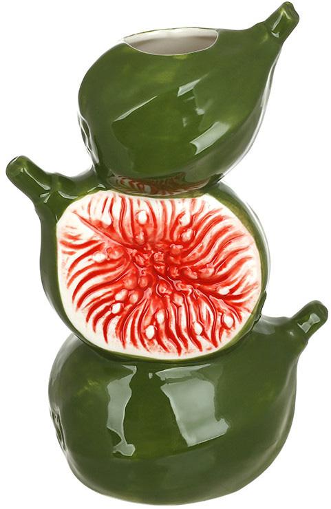 Ваза фарфоровая Figs 20 см Зеленый