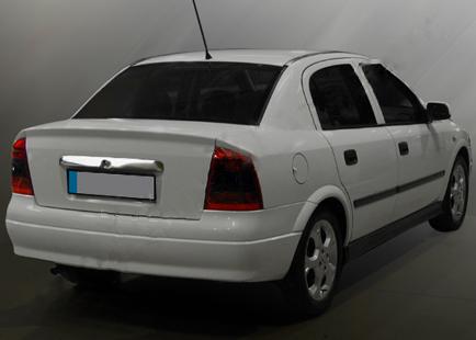 Планка над номером Omsa Line для Opel Astra G classic 1998-2012 гг. Хром