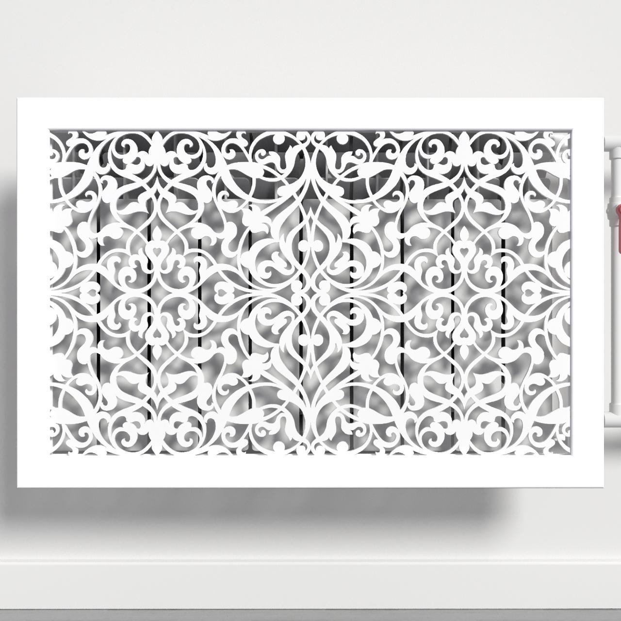 Решетка-экран на батарею SMARTWOOD 300 мм Белый (R20091104)