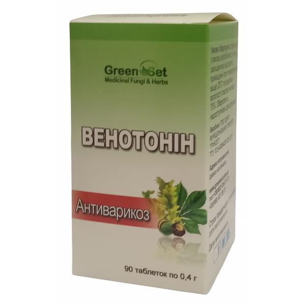 Комплекс для профилактики давления и кровообращения Green Set Венотонин Антиварикоз 90 табл. (000024040)