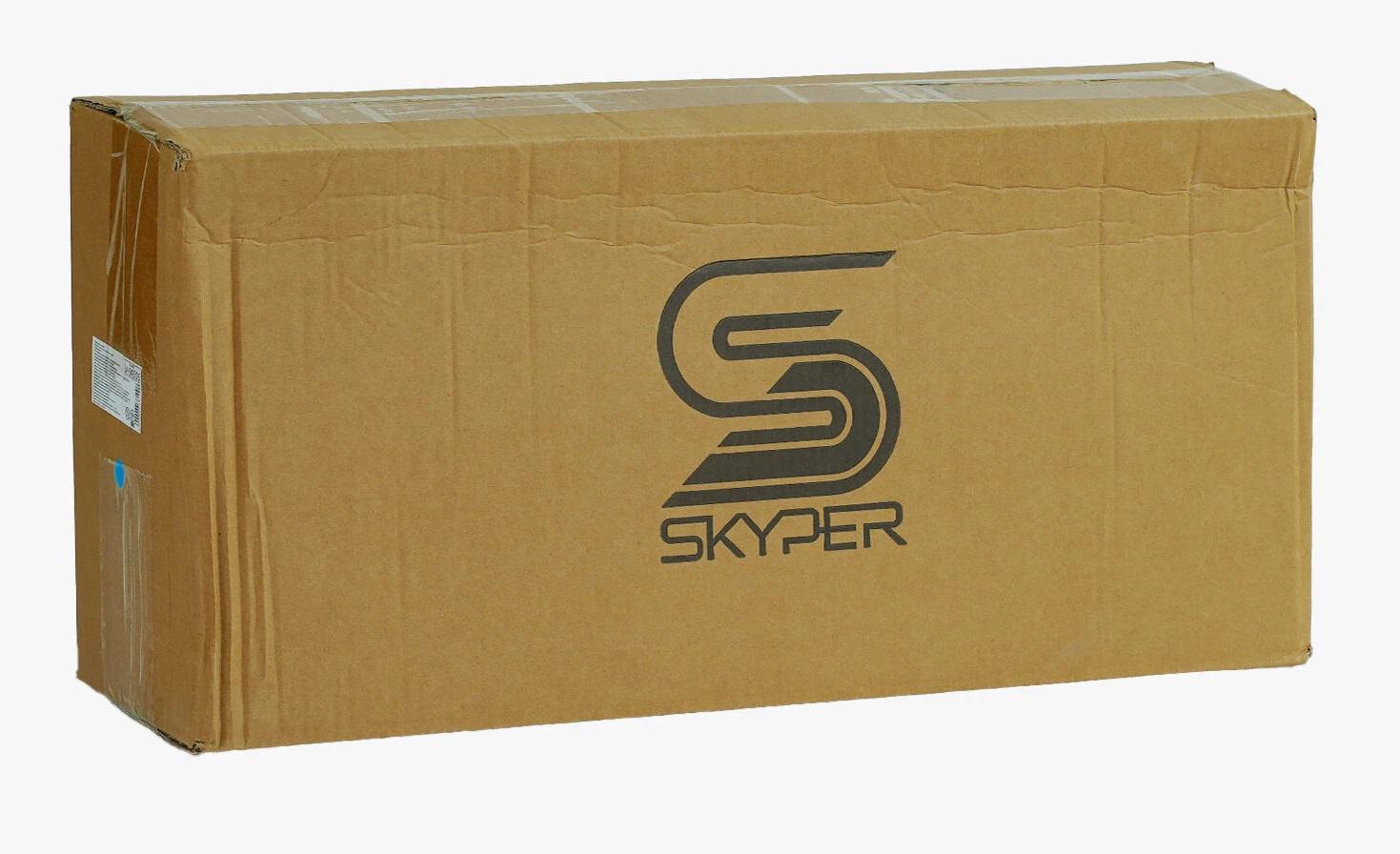 Самокат Skyper 5в1 колеса PU 125х40 мм со светом/музыка/подсветка платформы с дополнительными колесами White/Yellow (144386) - фото 2