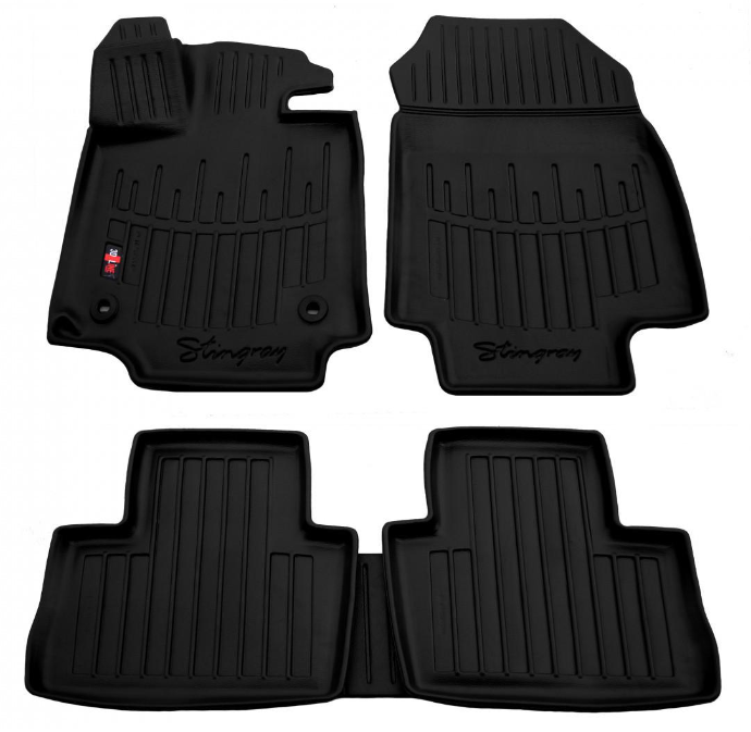 Коврики резиновые Stingray для Toyota RAV 4 XA50 AT 2018- с бортом ТЕП 5 шт. (5022025)