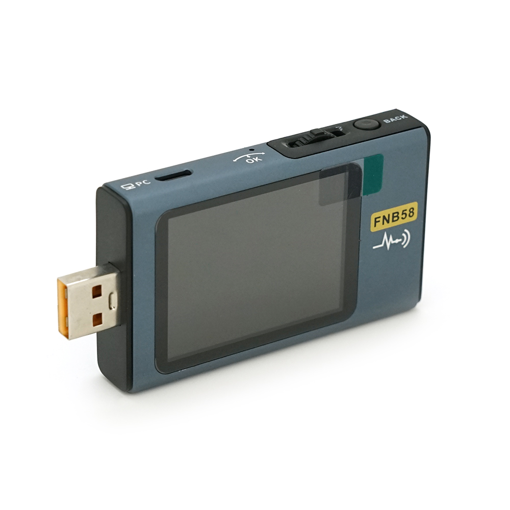Тестер напруги USB Fnirsi FNB58 4-28V 0-7A Bluetooth (YUT_V11637)