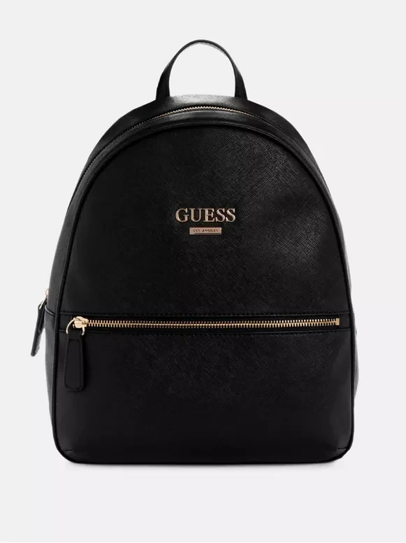 Городской женский рюкзак Guess Veeda Logo Backpack Черный (2823994468)