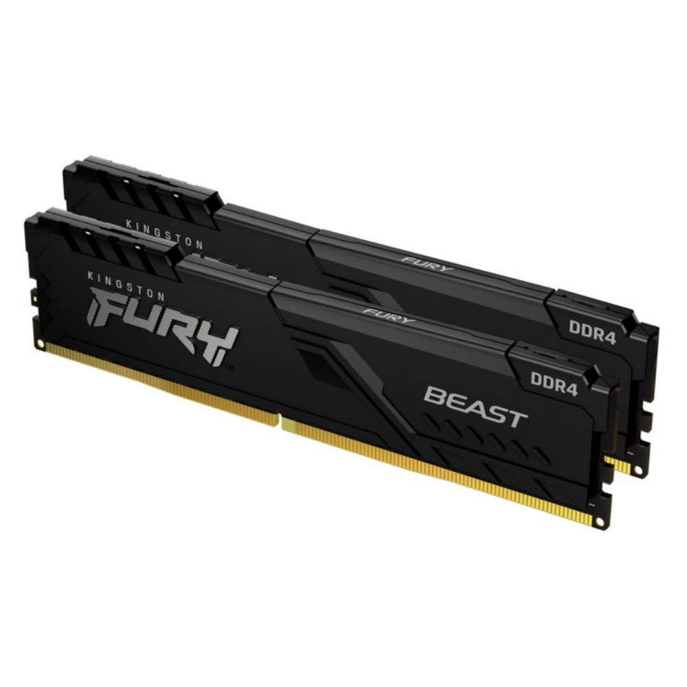 Оперативная память для настольных ПК Kingston Fury Beast KF436C18BBK2/64 DDR4 2х32 Гб 3600 МГц (579609)