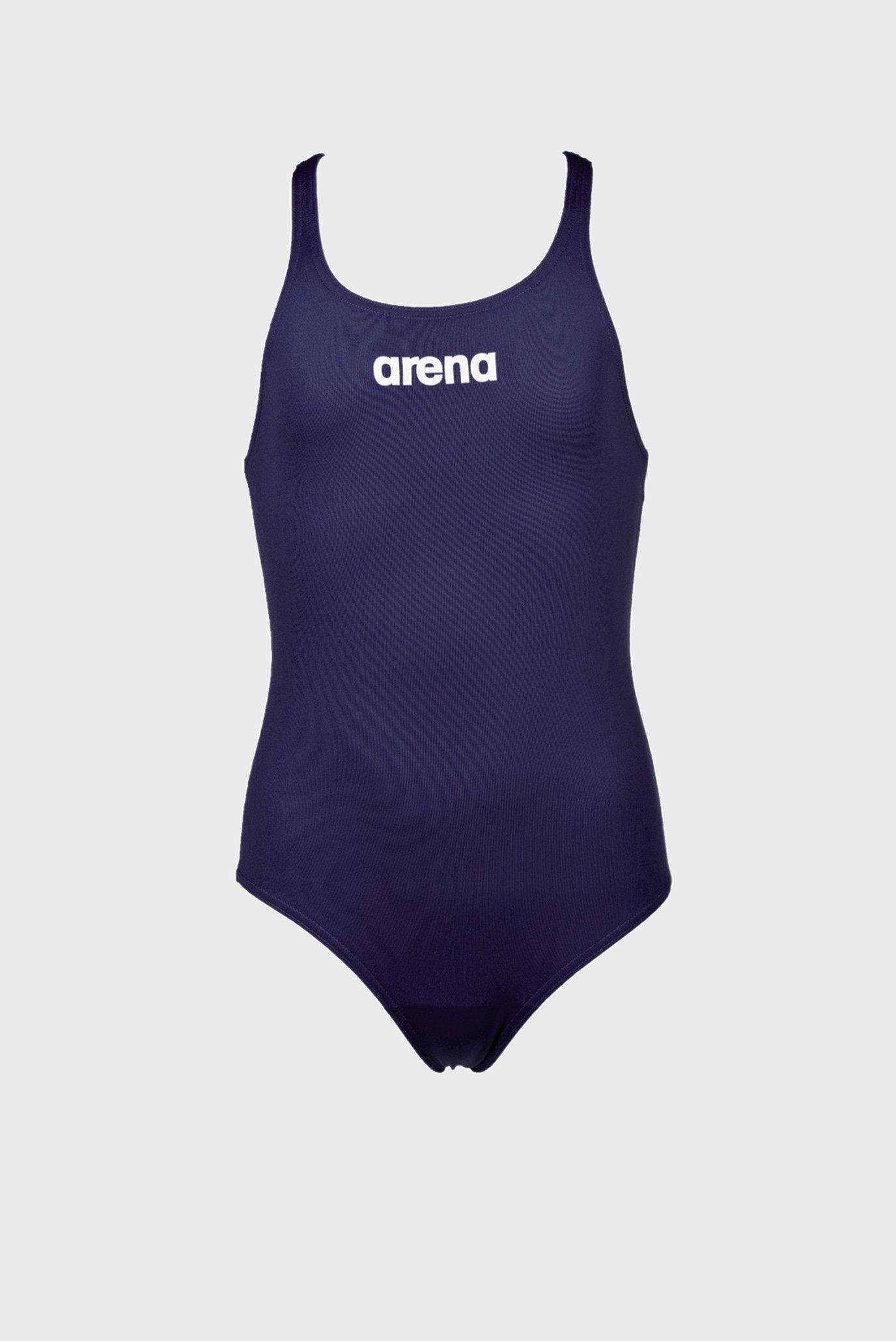 Купальник для девочек Arena SOLID SWIM PRO JR 128 см Синий/Белый (‎3468335593579)