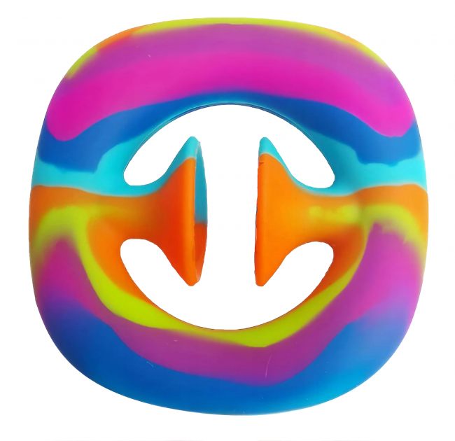 Іграшка антистрес Simple Dimple Pop It Снапперс Snapperz Еспандер Різнокольоровий (100325)