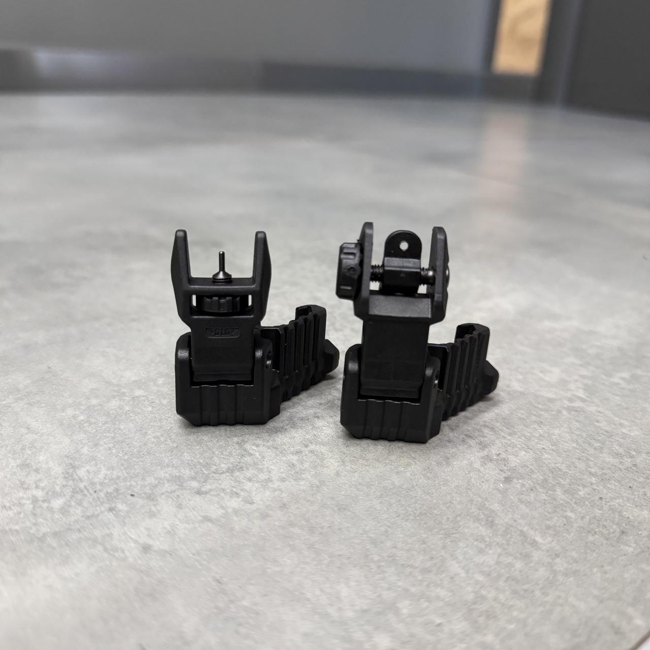 Мушка и целик DLG Tactical DLG-185 45° высокие складные на планку Picatinny (245541) - фото 6 Мушка и целик DLG Tactical DLG-185 45° высокие складные на планку Picatinny (245541) - фото 6