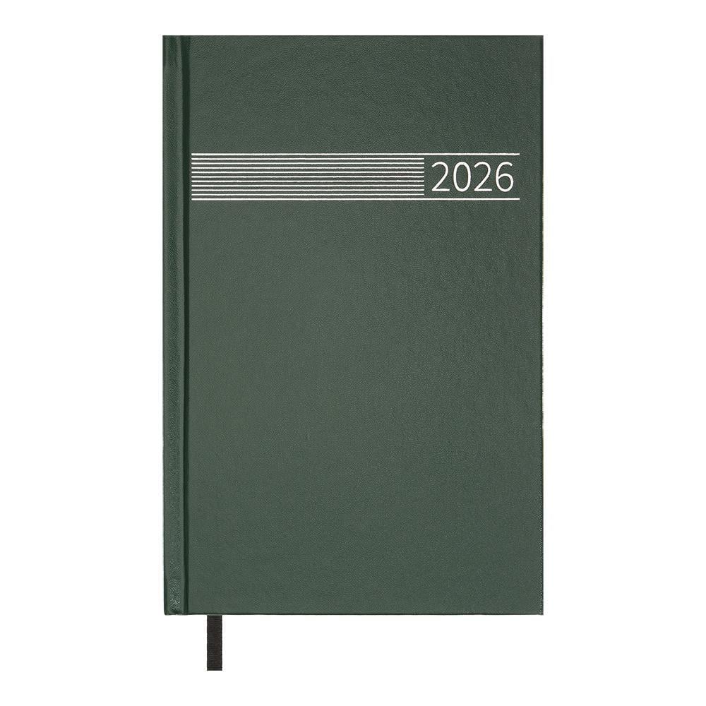 Дневник датированный 2026 Buromax Time A5 320 стр. Зеленый (BM.21168-04)