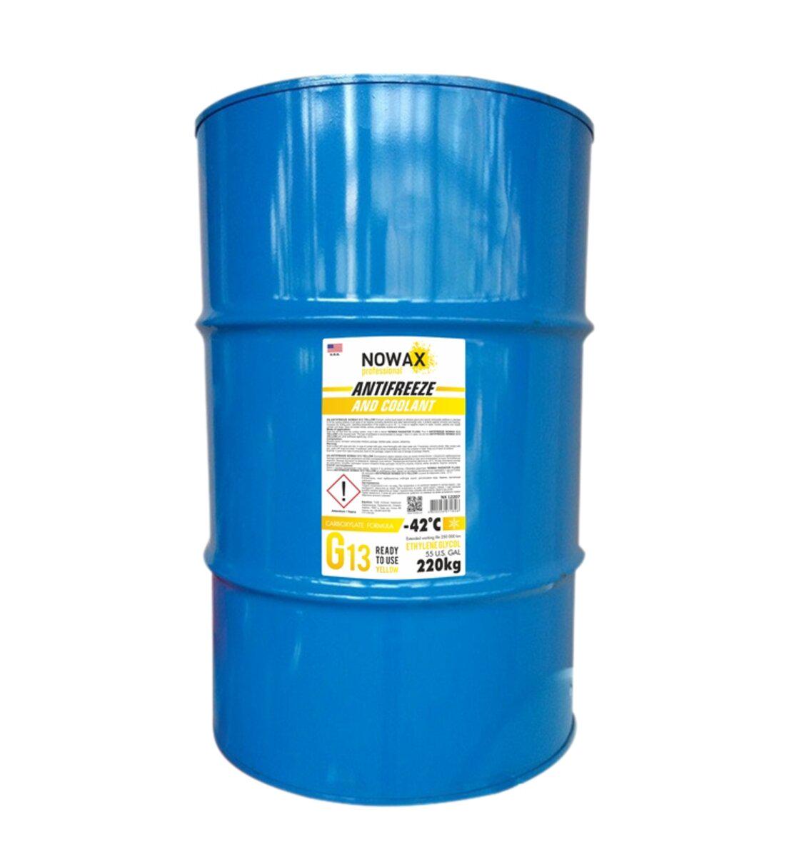 Антифриз NOWAX G13 220 кг Yellow (1530-59d91)