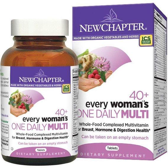Витаминно-минеральный комплекс New Chapter 40+ Every Woman's One Daily Multi 48 Tabs
