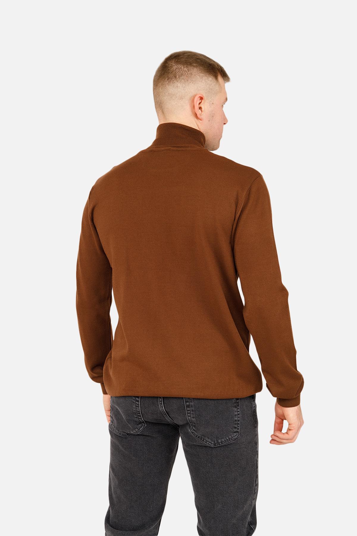 Гольф мужской ЦБ-00260687 р. 46 Коричневый (SKT001023029) - фото 4