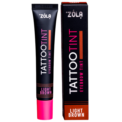 Фарба для брів і вій Zola Tattoo Tint 15 мл Світло-коричневий (011184)