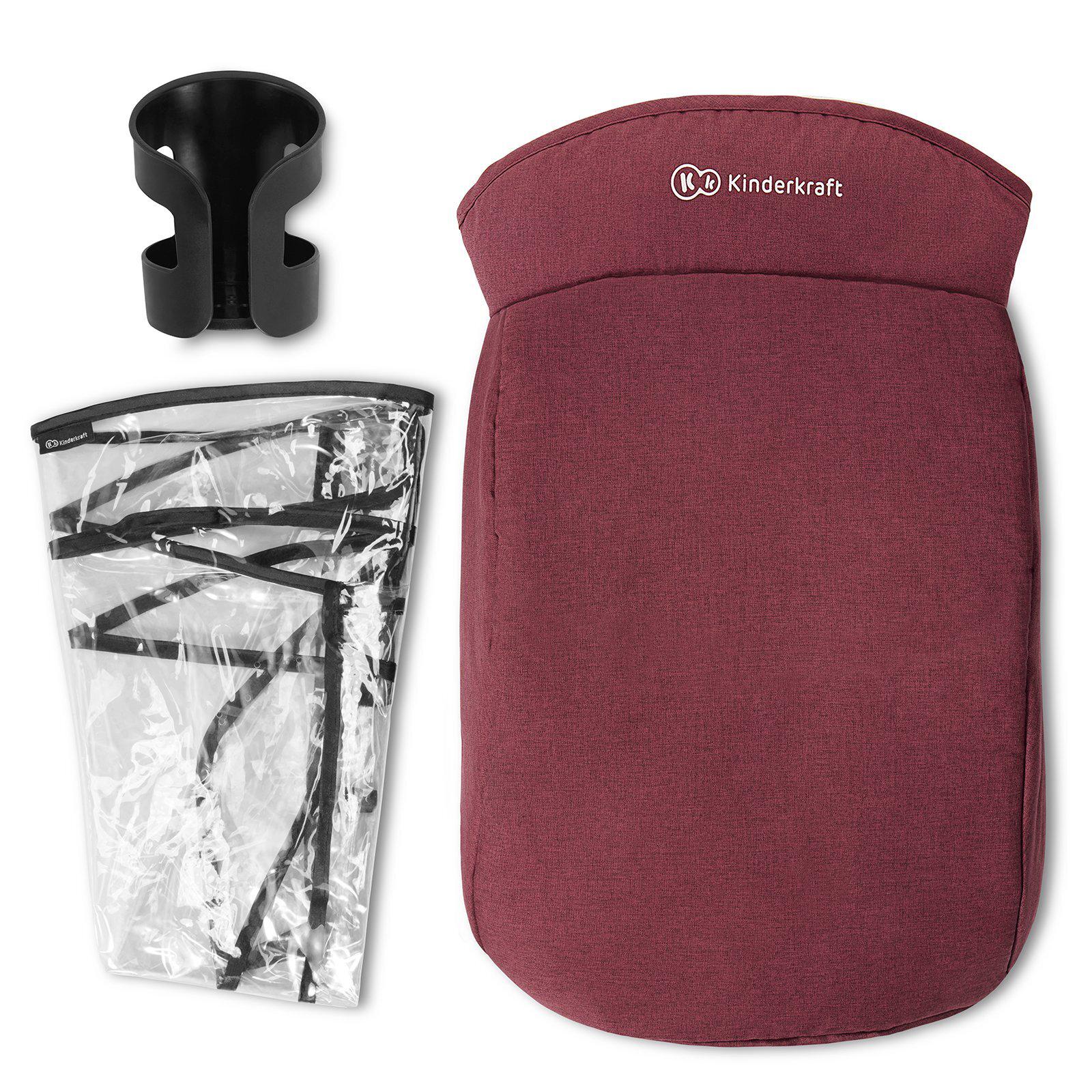 Коляска прогулянкова Kinderkraft Grande LX Burgundy (KKWGRANBRG00LX) - фото 7 Коляска прогулянкова Kinderkraft Grande LX Burgundy (KKWGRANBRG00LX) - фото 7