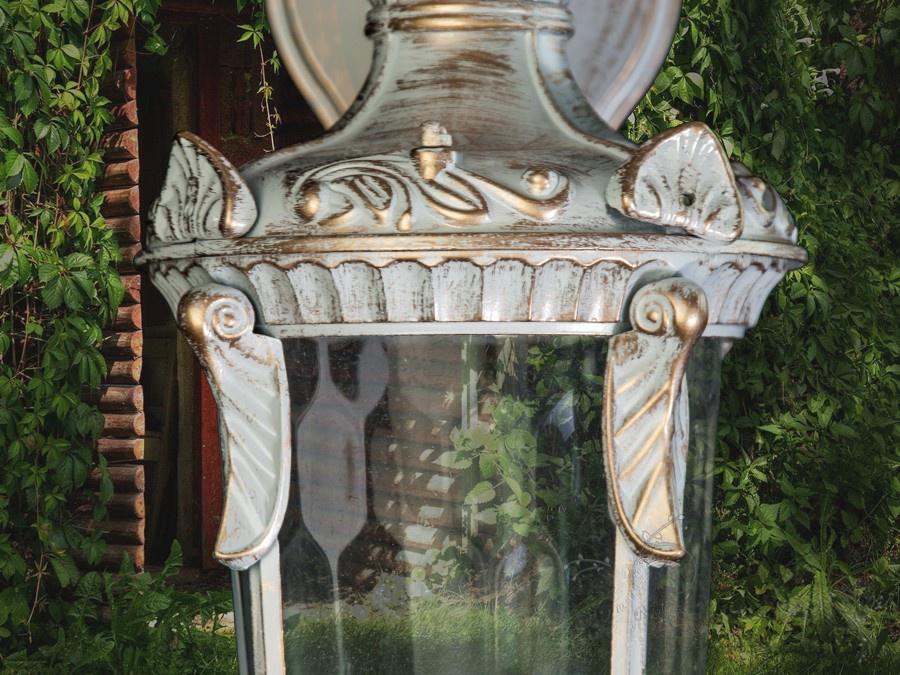 Садовый светильник Благородный Белый/Патина (DJ004-S-W1 WH) - фото 5 Садовый светильник Благородный Белый/Патина (DJ004-S-W1 WH) - фото 5