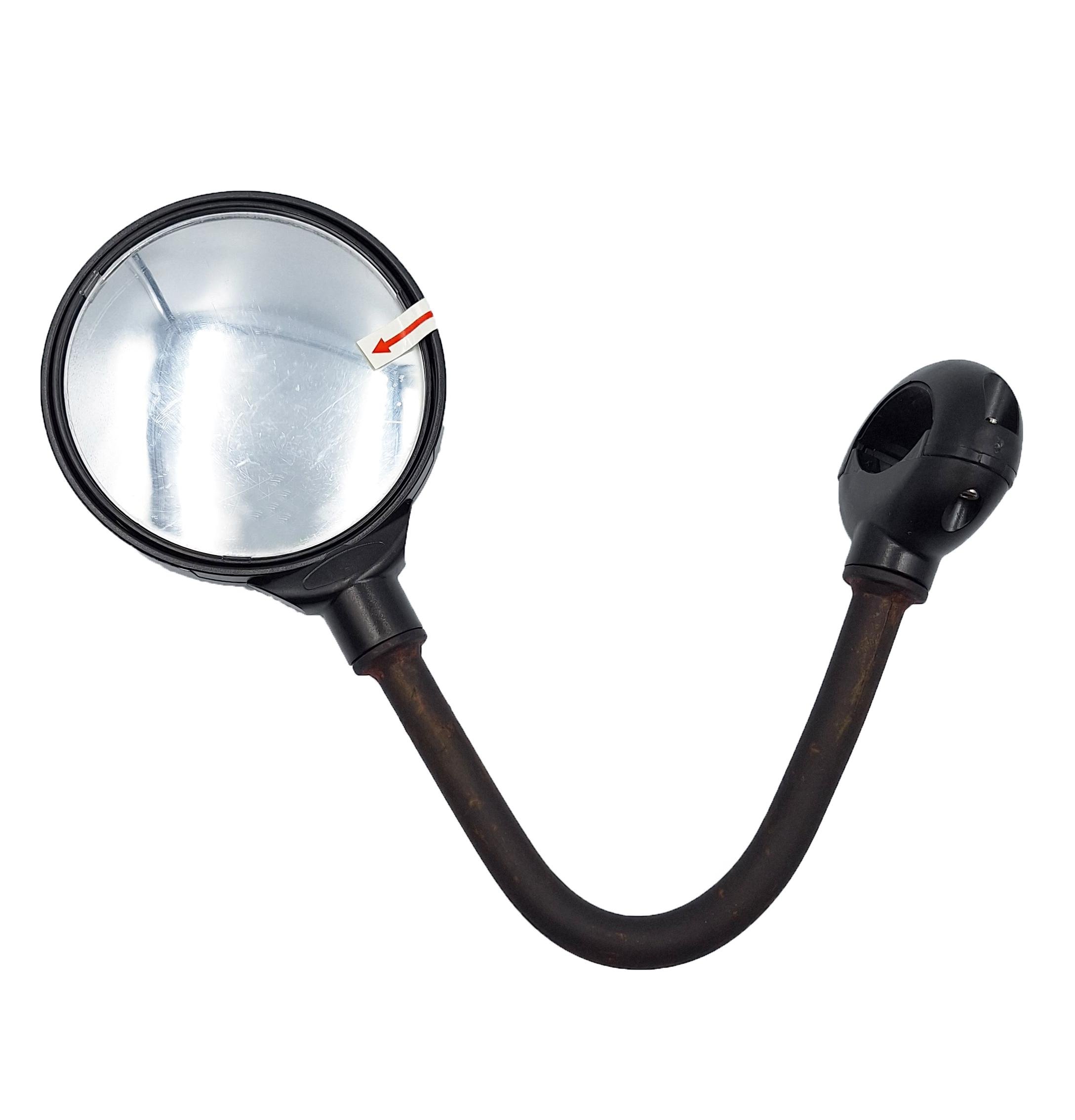 Дзеркало для велосипеда на кермо кругле гнучке 35x9 см Чорний (G0000487) Дзеркало для велосипеда на кермо кругле гнучке 35x9 см Чорний (G0000487)