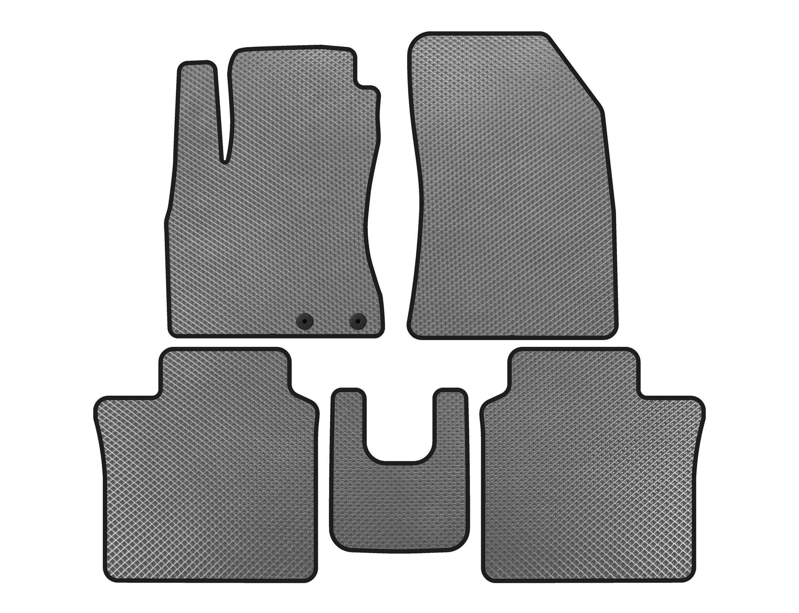 Коврики EVA Digital Designs для Nissan Note 2012-2020 гг. Серый (143362)