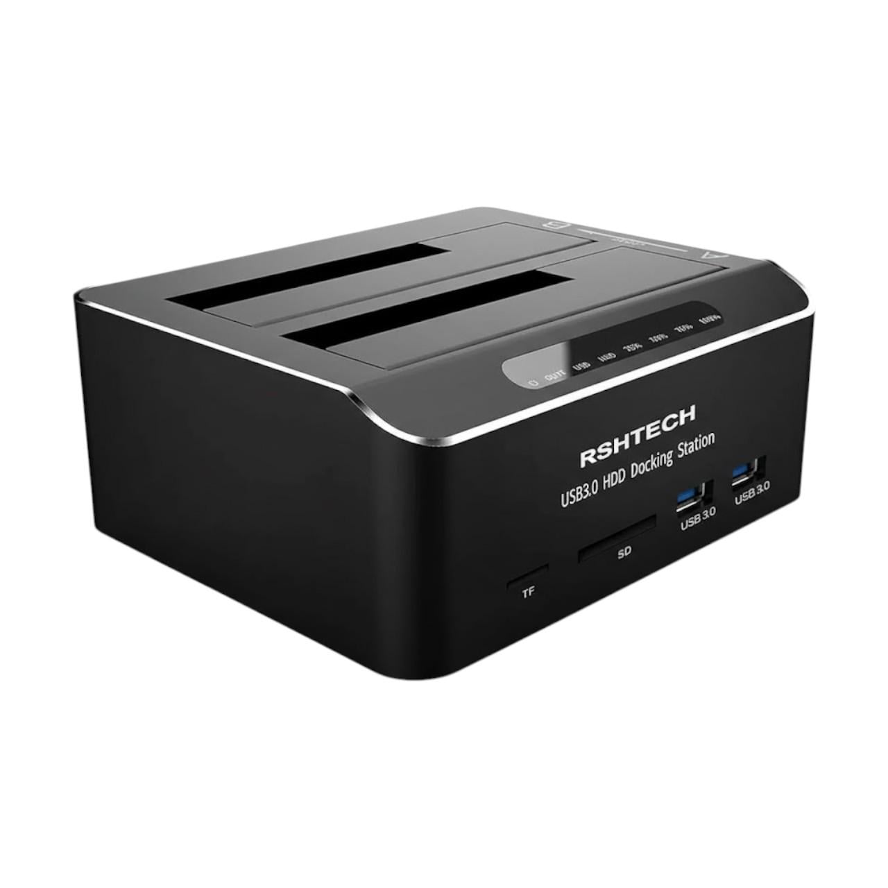 Док-станція RSHTECH USB 3.0 Dual Bay для HDD/SSD (31425461)