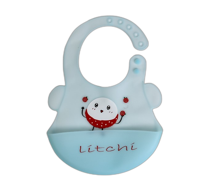 Слинявчик силіконовий з малюнком та кишенею 23х31 см (AN012645)