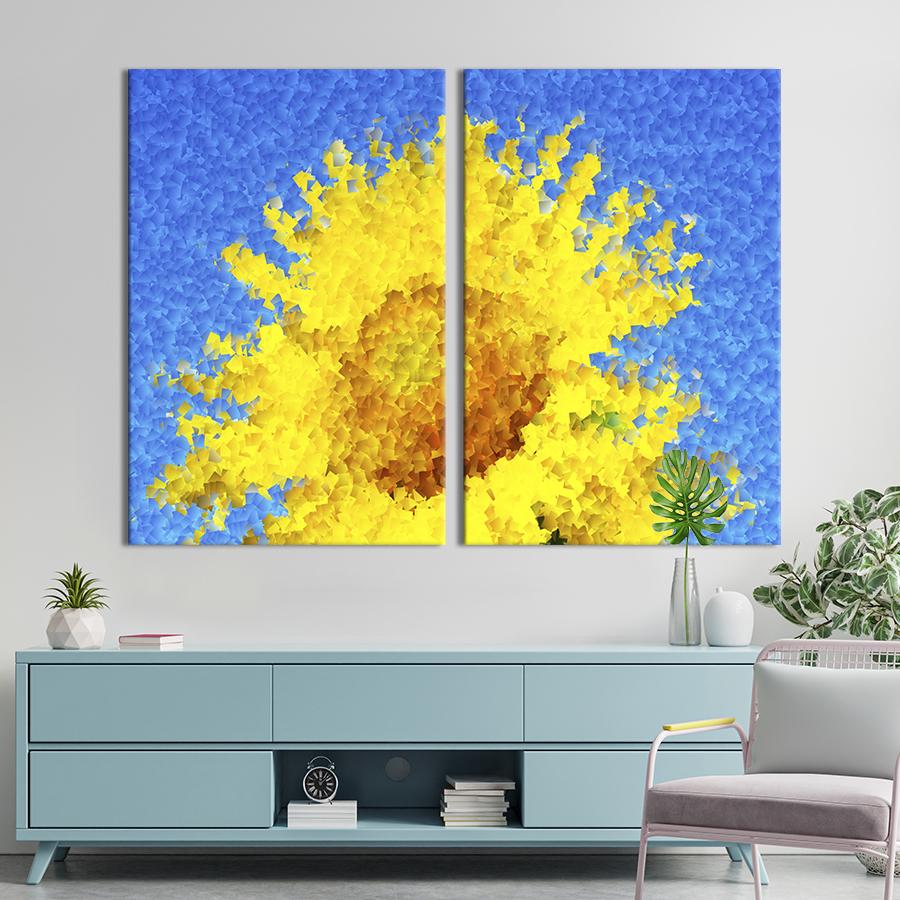 Картина на полотні Жовтий соняшник 165x122 см (878-2)