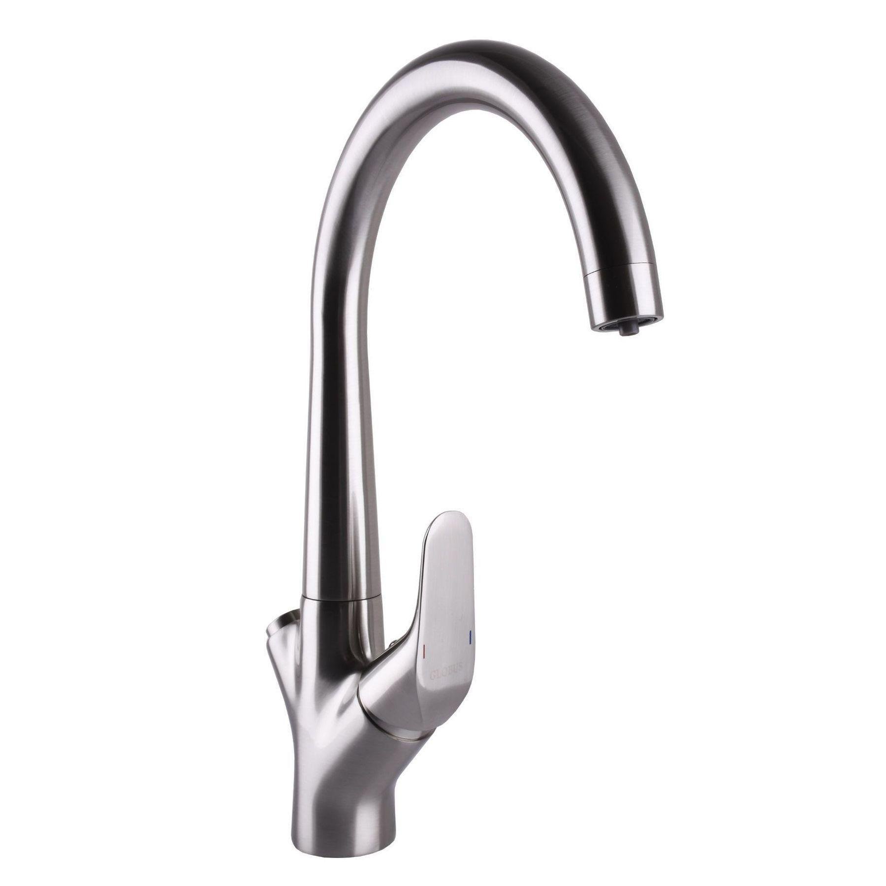 Смеситель для кухни под осмос Globus Lux Lazer GLLR-0222-8-Ststeel (0254)