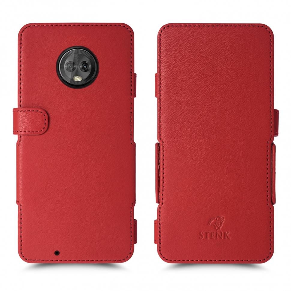 Чехол книжка Stenk Prime для Motorola Moto G6 Красный (63734)