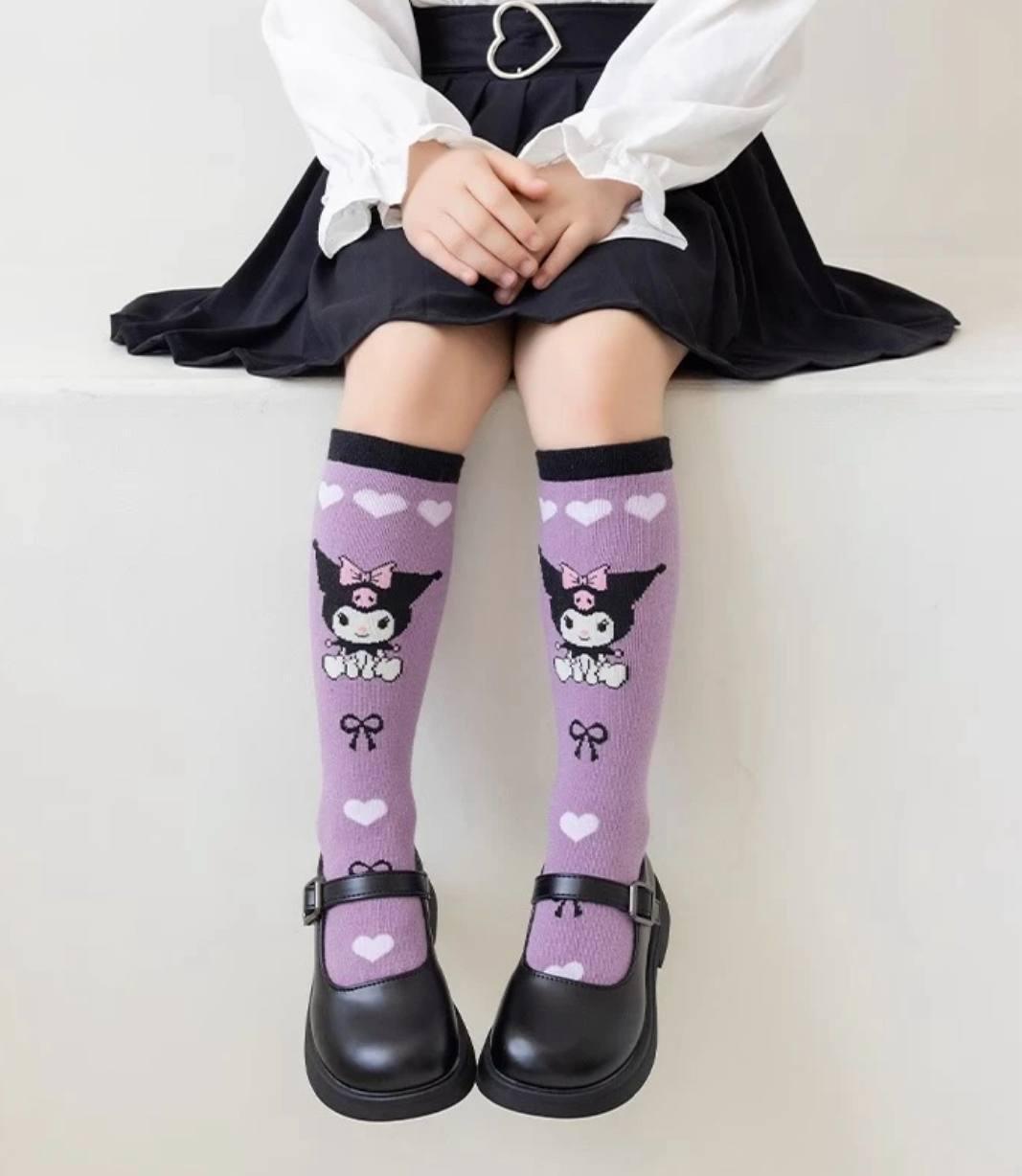 Набор носки/гольфы детские Куроми стиль аниме Мелоди от 3 до 14 лет 4 шт. Сиреневый (2624436979) - фото 7 Набор носки/гольфы детские Куроми стиль аниме Мелоди от 3 до 14 лет 4 шт. Сиреневый (2624436979) - фото 7