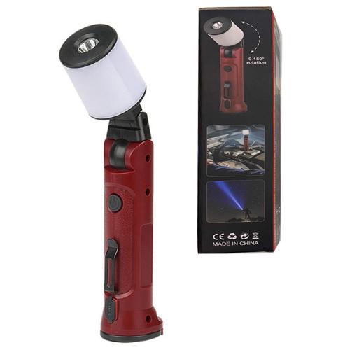 Фонарь Worklight-72-XPE 10 W 350 Lm Li-Ion поворот 180°+180° зажим крюк магнит ЗУ White/Red (2245501083)