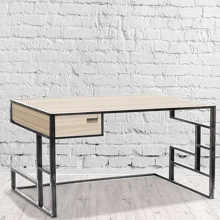 Письменный стол EcoLoft Лофт IN-2588 Светло-коричневый (26398198)