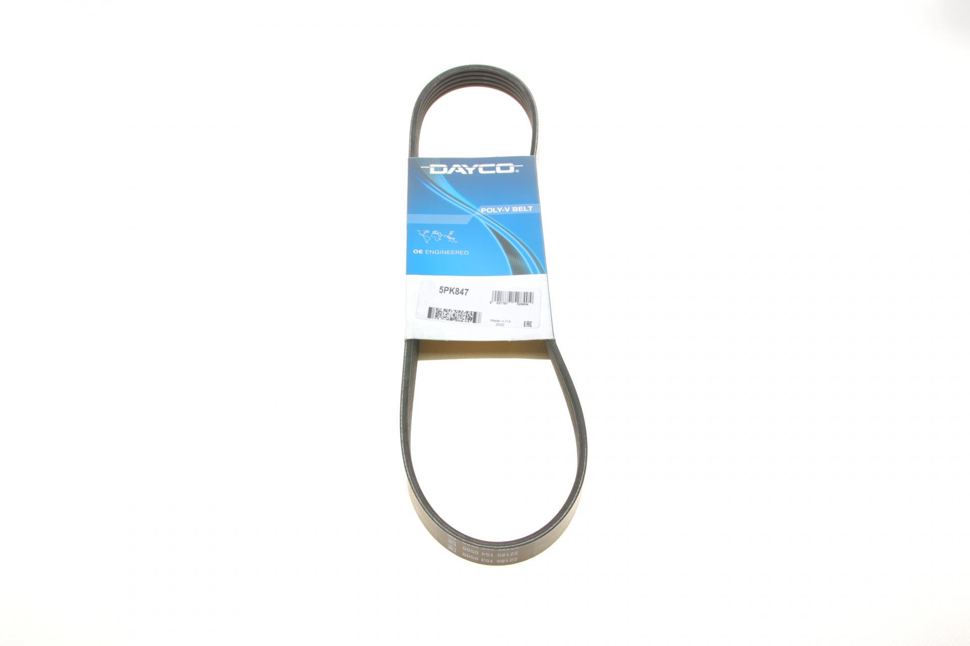Ремень генератора DAYCO Ford Focus/Kuga 2.5 05- (5PK847)