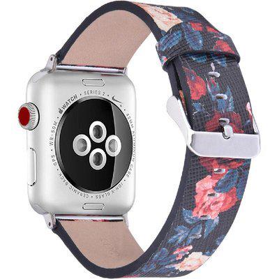 Женский кожаный ремешок для Apple Watch Пионы 38-40 мм
