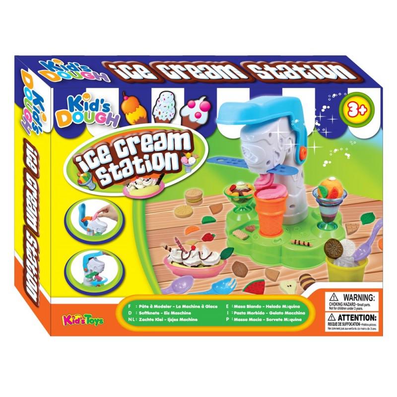 Набор для творчества OKTO Тесто для лепки Мороженое 4 цвета (11656)