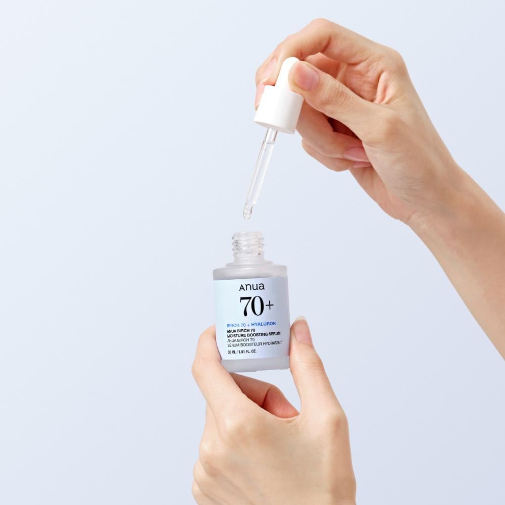 Сироватка для обличчя Anua Birch 70% Moisture Boosting Serum зволожуюча з березовим соком 30 мл - фото 3