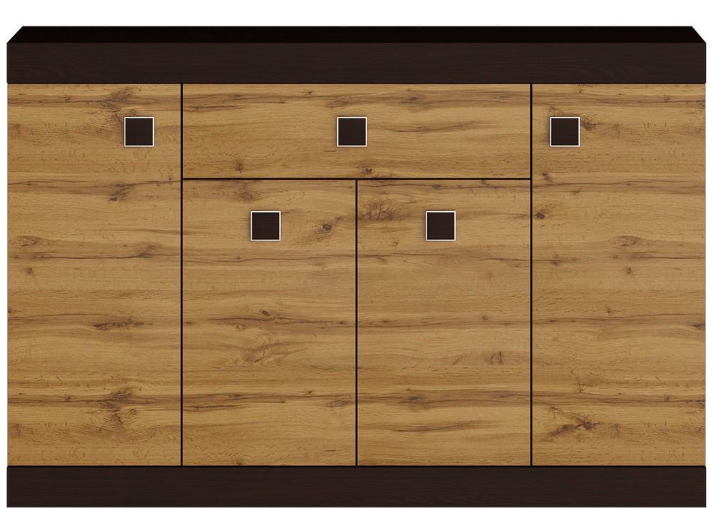 Комод Эверест с дверью и ящиком Соната-7 140х38х94 см Золотой - фото 4 Комод Эверест с дверью и ящиком Соната-7 140х38х94 см Золотой - фото 4