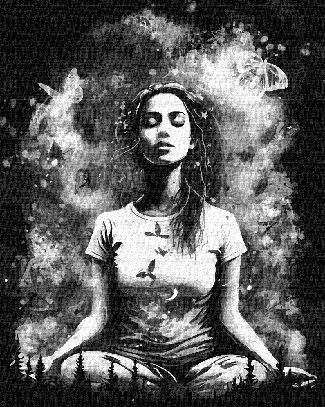 Картина по номерам Идейка В гармонии с миром 40x50 см (Id-KHO2544)