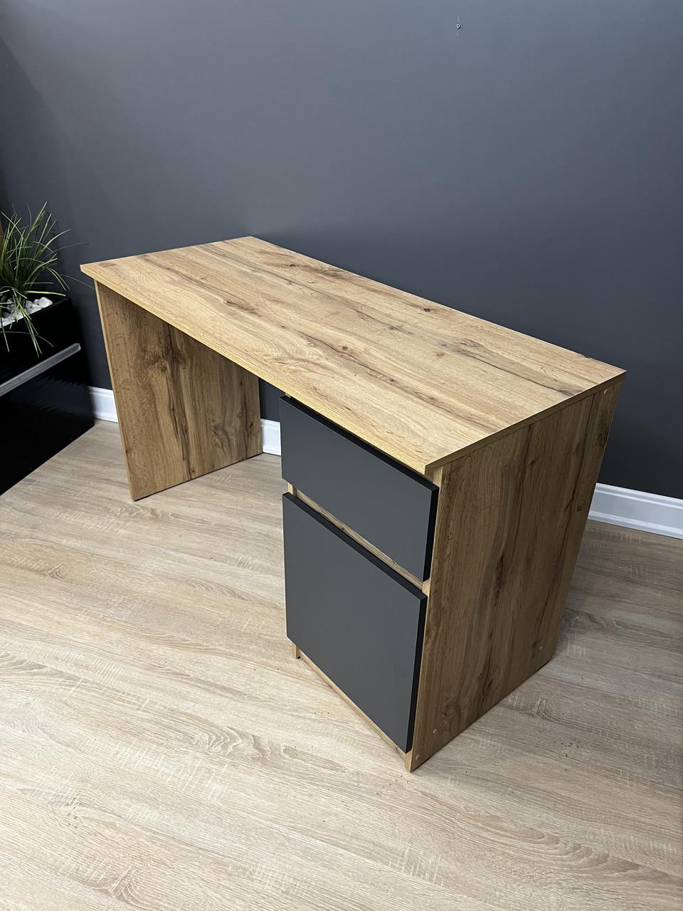 Стіл письмовий без ручок Лайт 1250х750х530 мм Дуб Аппалачі/Антрацитовий - фото 3 Стіл письмовий без ручок Лайт 1250х750х530 мм Дуб Аппалачі/Антрацитовий - фото 3