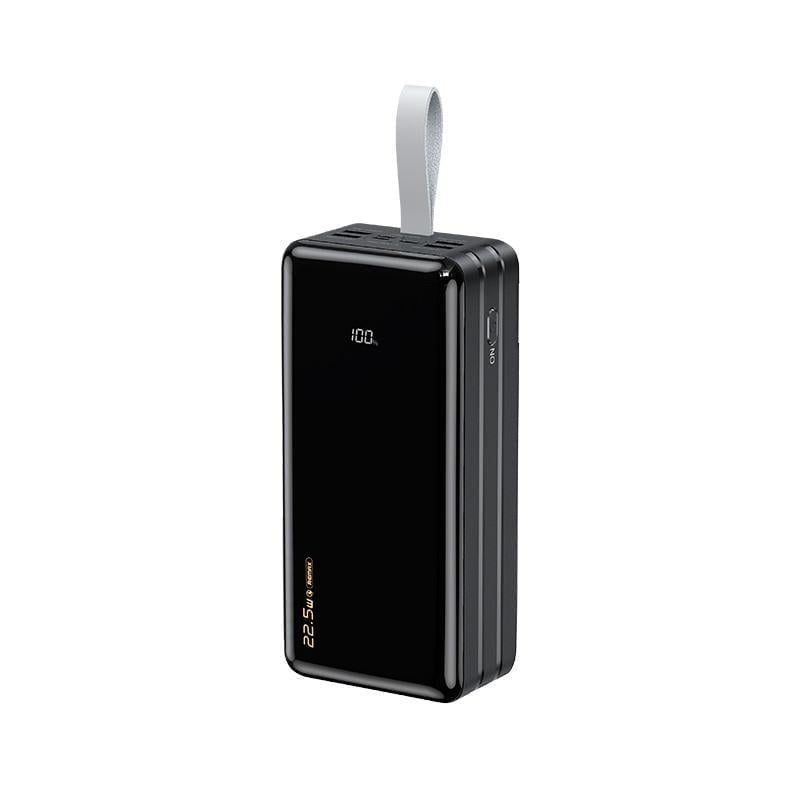 Повербанк Remax Hunergy QC 22,5W + PD 18W 60000 mAh LED Black (RPP-173)