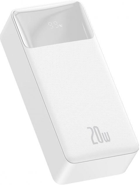 Повербанк Baseus Bipow Digital Display 20W 30000 mAh White (PPBD050402)