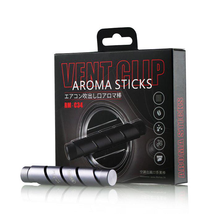 Ароматизатор Remax RM-C34 Vent Clip Aroma Sticks Сірий (6954851286547) - фото 2