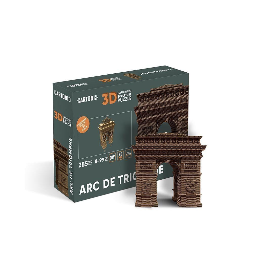 Пазл 3D картонный Cartonic ARC DE TRIOMPHE PARIS Триумфальная Арка Парижа 285 деталей