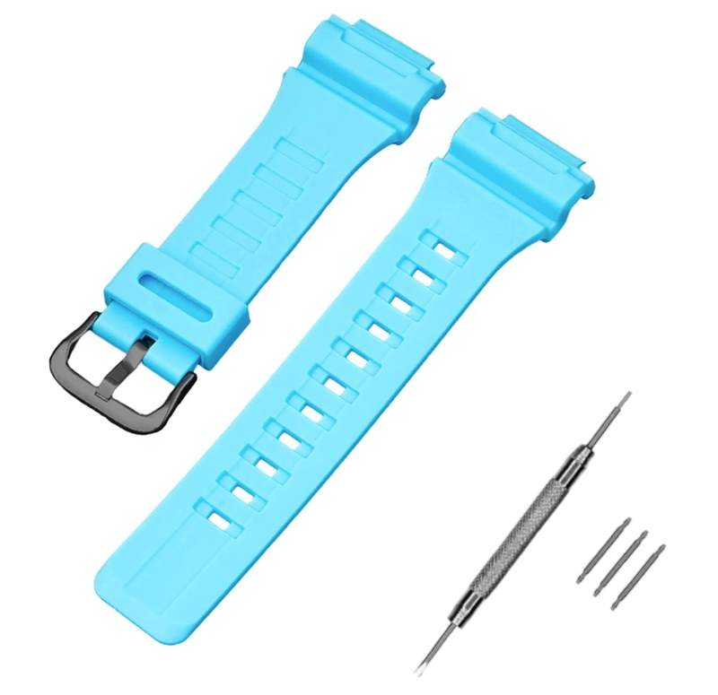 Ремінець для Casio AE-1000W Light Blue BK (3898)