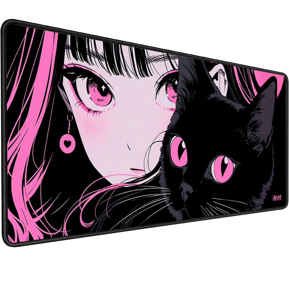 Игровая поверхность SHLab Girl With a Black Cat SHM-1031 70x30 см (37994) Игровая поверхность SHLab Girl With a Black Cat SHM-1031 70x30 см (37994)