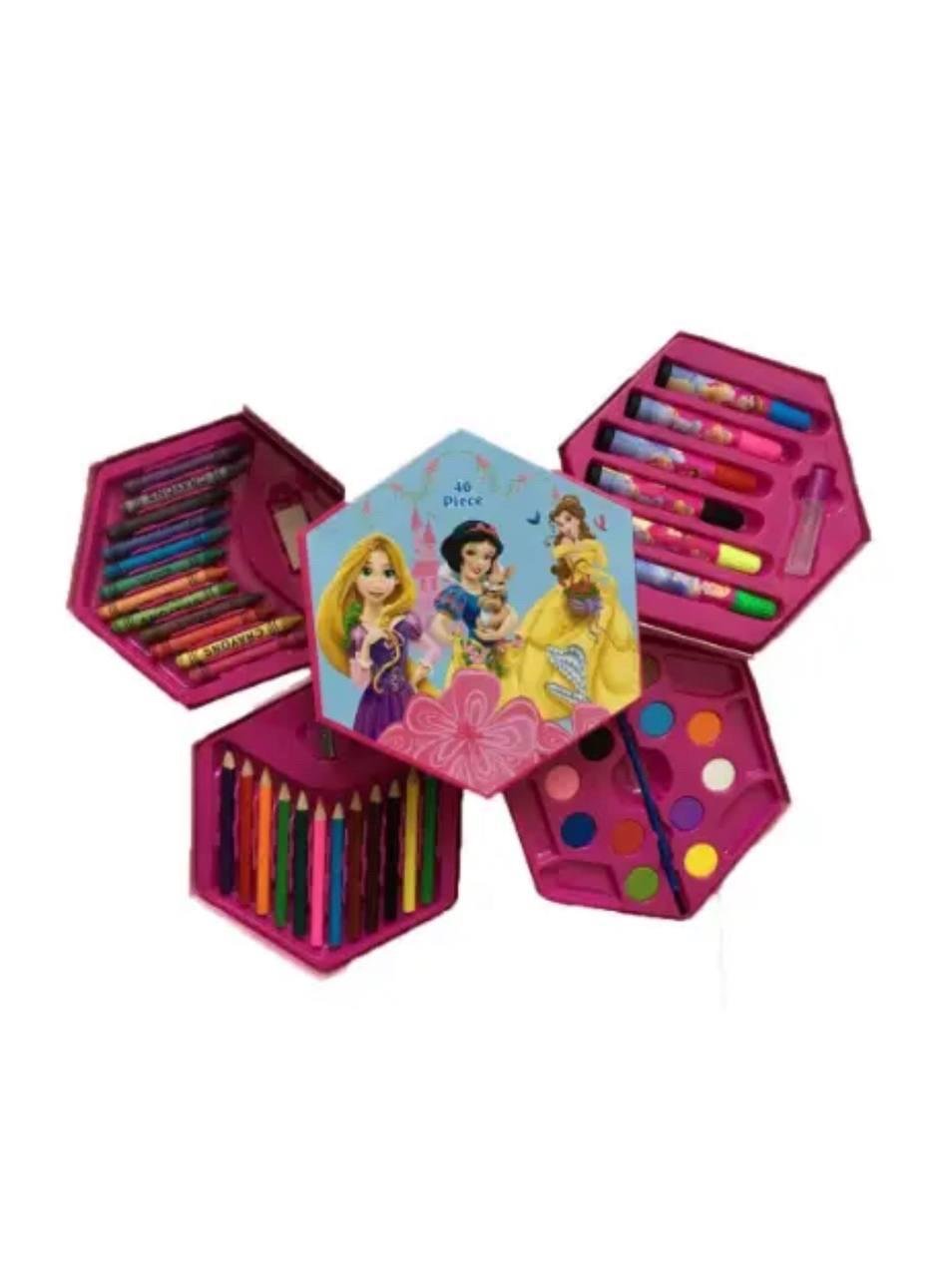 Набор для рисования и творчества детский 46 предметов 4 яруса карандаши/фломастеры/краски/восковые карандаши - фото 7 Набор для рисования и творчества детский 46 предметов 4 яруса карандаши/фломастеры/краски/восковые карандаши - фото 7