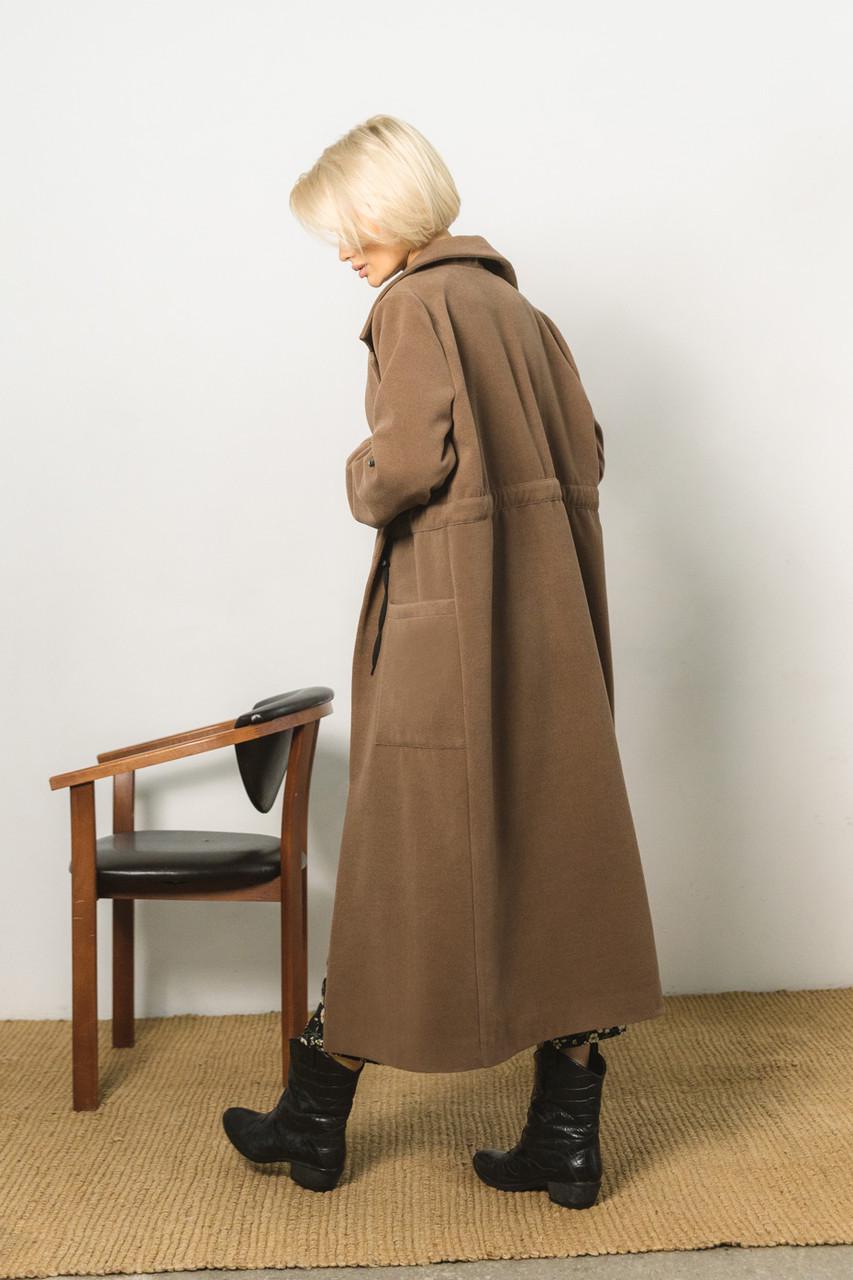 Пальто кашемірове Seventeen S-M Коричневий (1822980658) - фото 5