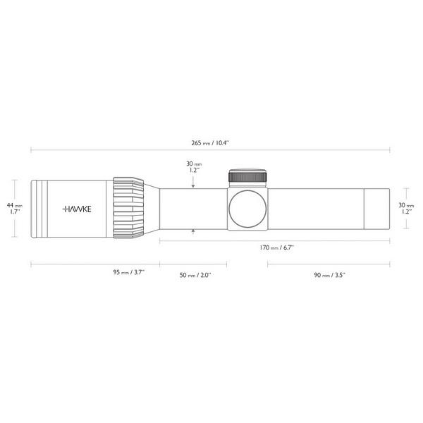Приціл оптичний Hawke Frontier 30 L4A IR Dot 1-6x24 - фото 7 Приціл оптичний Hawke Frontier 30 L4A IR Dot 1-6x24 - фото 7
