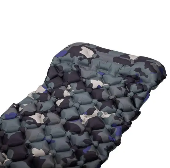 Килимок надувний із TPU з подушкою 190х55х3 см Камуфляж (SJ-0084KH) - фото 3