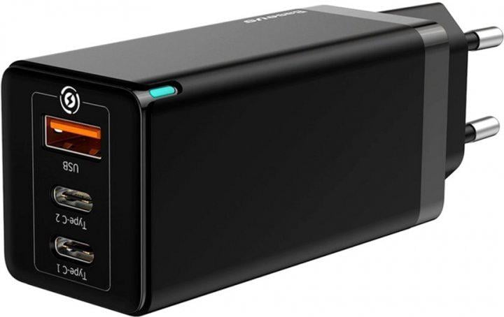 СЗУ Baseus GaN Quick Travel Charger 65W Black (CCGAN-B01)