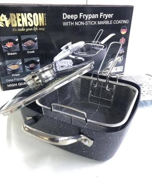 Сковорода з кришкою Benson BN-355 24 см