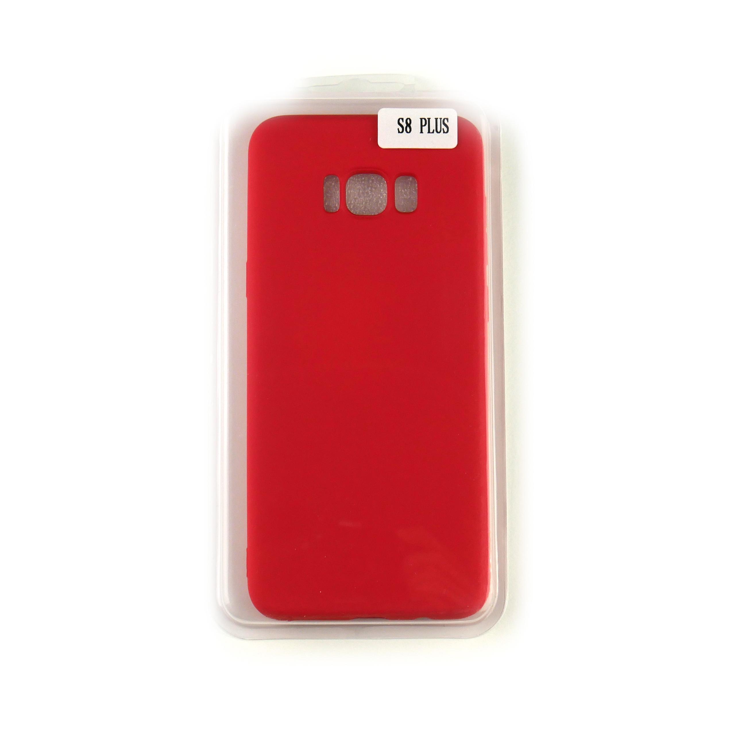 Чехол Silicone Case Full Cover Samsung S8 Plus Красный