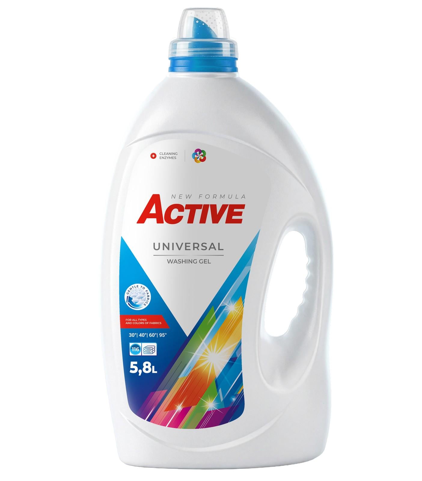 Гель для стирки Active Universal 5,8 л (hx-47181)